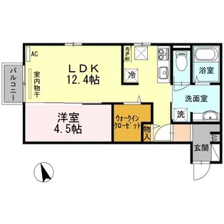 リオブランシェ【1階】の間取り