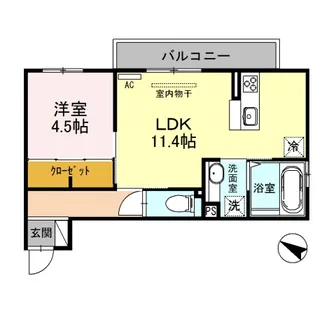 カーサ庄衛門 CASA SYOEMON【2階】の間取り