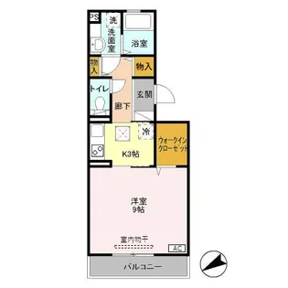 アルカンシェル【1階】の間取り