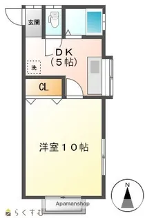 ファミーユA【1階】の間取り