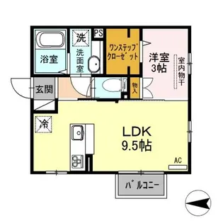 RIKKA(六華)【2階】の間取り