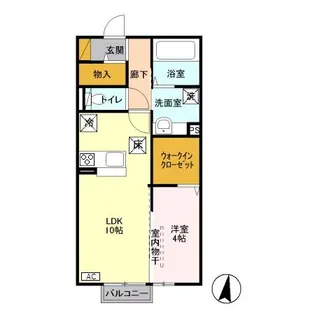 ココアスクエア【1階】の間取り