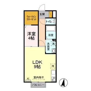 ココアスクエア【2階】の間取り