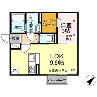 ヴィラローザ【2階】の間取り
