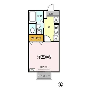 セブンヒルズラポート【2階】の間取り