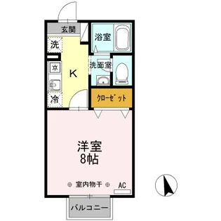 セブンヒルズラポート【2階】の間取り