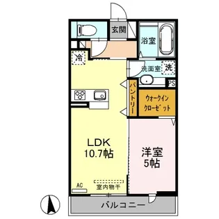 セブン アウルズ Ⅱ【3階】の間取り