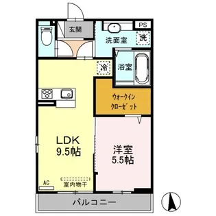 セブン アウルズ Ⅱ【2階】の間取り