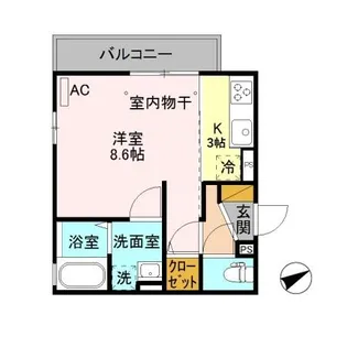 サイラル【2階】の間取り