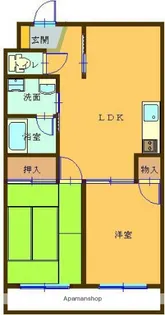 エスポワール・ジン【2階】の間取り