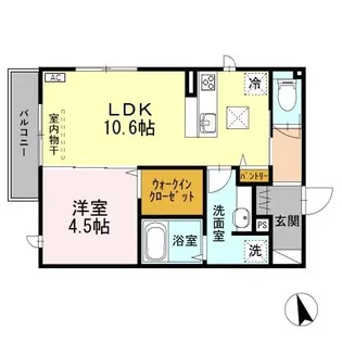 エテルノ【1階】の間取り