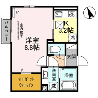 アーバンヴィラ【103号室】の間取り