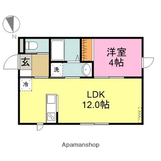 ヴィレッジA【1階】の間取り