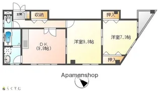 K・Rプラザ【2階】の間取り