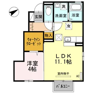シルクツリー【1階】の間取り