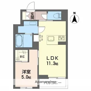 リベラ美沢【2階】の間取り