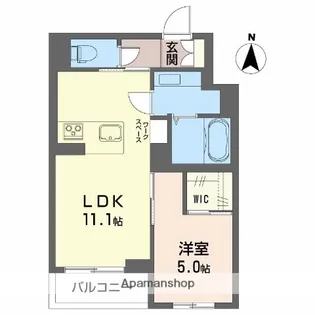 リベラ美沢【2階】の間取り