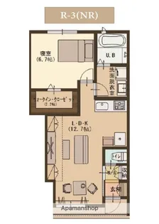 ユーソニアン・安政町A【1階】の間取り