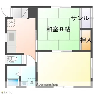 コーポラスハーモニー【202号室】の間取り