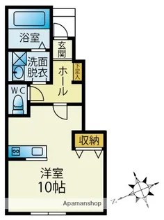 ドゥウェル信濃A【101号室】の間取り