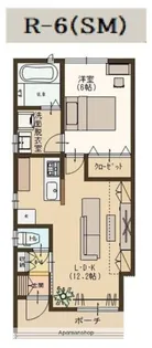 ユーソニアン・三仏生A【1階】の間取り