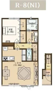 ユーソニアン・三仏生A【2階】の間取り