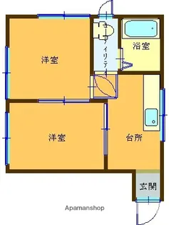 サンファースト曙【3階】の間取り