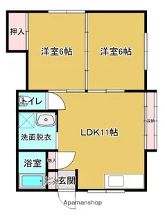 イーグルタウン【2階】の間取り