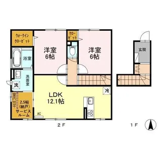ラークヒル【2階】の間取り