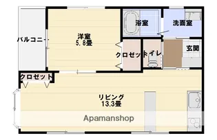 エクセレント福住【201号室】の間取り