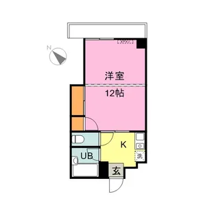 マンションピア寺泊【513号室】の間取り
