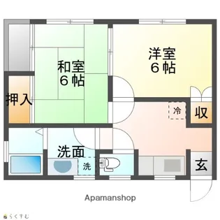 コーポイタヤ【201号室】の間取り