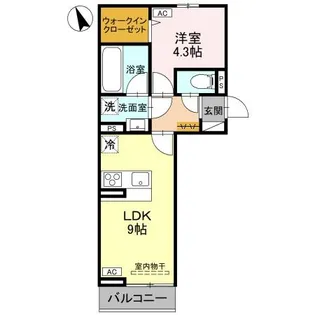 プレミアステイツH【2階】の間取り