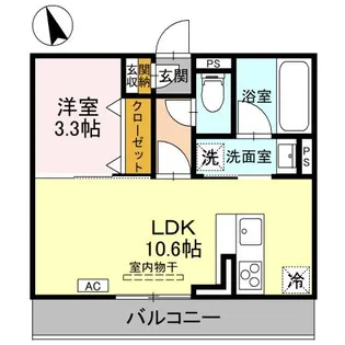 プレミアステイツH【2階】の間取り