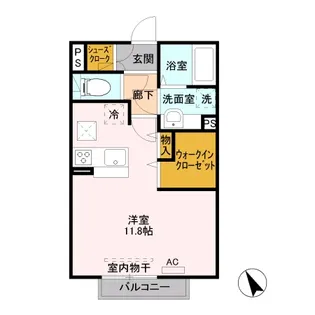 セントラル M【1階】の間取り