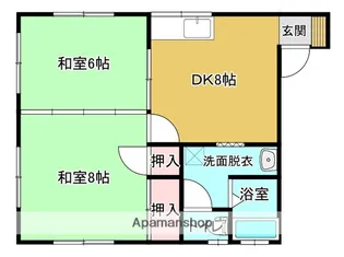 サンハイツ【1階】の間取り