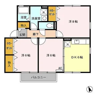 ソフィアコート【2階】の間取り