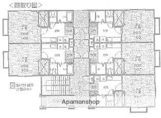 GLANZ(グランツ)【202号室】の間取り