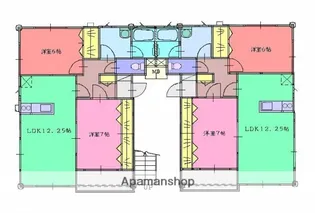 サンハイツ中沢【201号室】の間取り