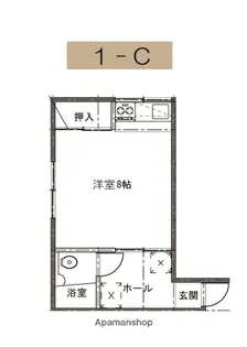 ハイツ・エクスェード【1階】の間取り
