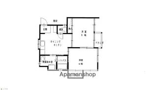 リオエイト【201号室】の間取り
