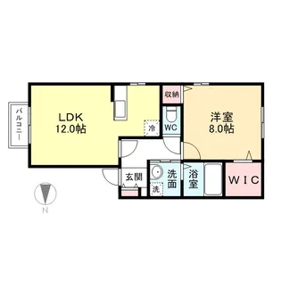 ドゥ・プランタン【1階】の間取り