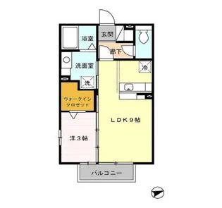 ドリーム・レセンテ B【2階】の間取り