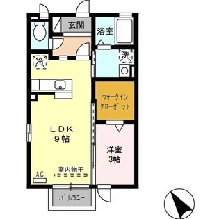 カーサリベルテ【2階】の間取り