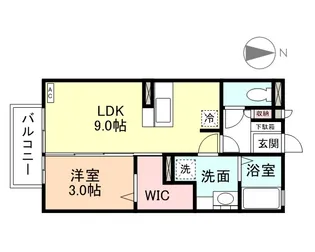モナリエ大泉【2階】の間取り