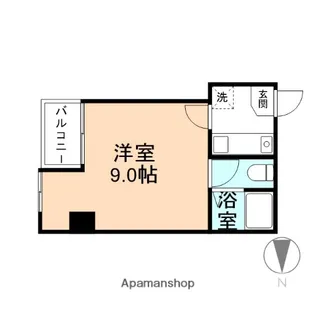 パークサイド白銀【603号室】の間取り