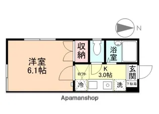 信開セルーラ於保多町Ⅱ【1階】の間取り