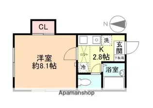 信開セルーラ於保多町Ⅱ【2階】の間取り