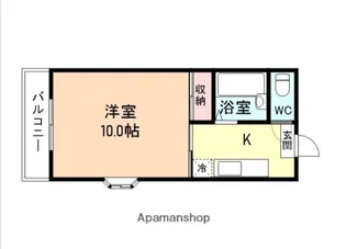 PLAZAけや木台【3階】の間取り
