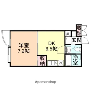 メロディーハイム富山丸の内【2階】の間取り
